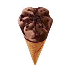 KWALITY WALLS DOUBLE CHOCOLATE CORNETTO ICE CREAM